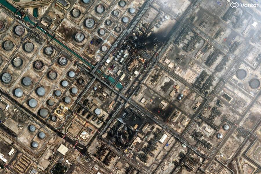 Saudi Aramco’s Ras Tanura was attacked again by an unknown projectile, four sources say